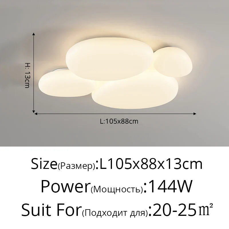 Dimmable LED Ceiling Light 4-Head L105cm