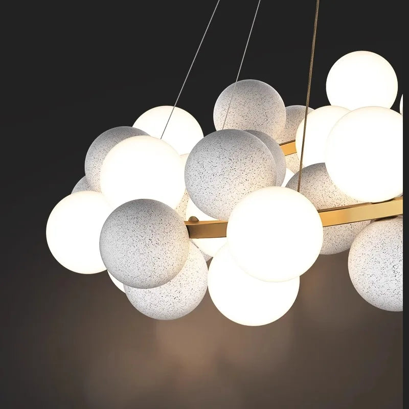 Chrome Linear LED Chandelier