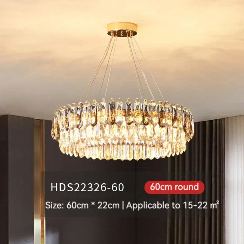 Gold Crystal Luxury Fixture