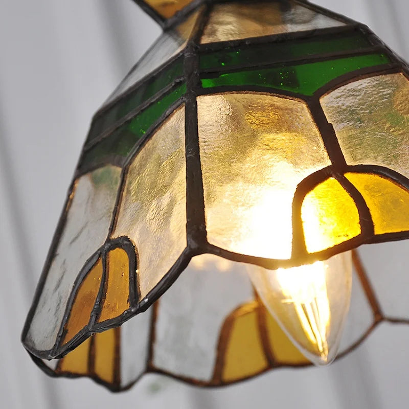 DecorBites™ Glass Brass Pendant Lamp Adjustable Wire LED Dining Room Kitchen Bar Balcony Decor