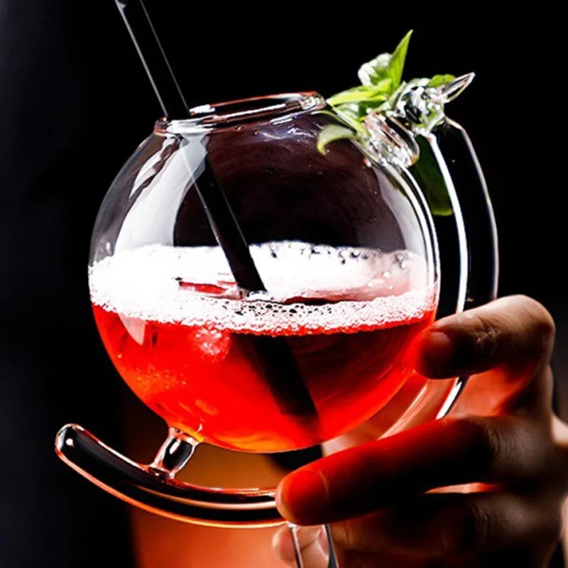Borosilicate Bubble Martini Glass
