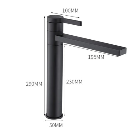 DecorBites™ Gold Solid Brass Bathroom Basin Faucet Mixer Sink Tap