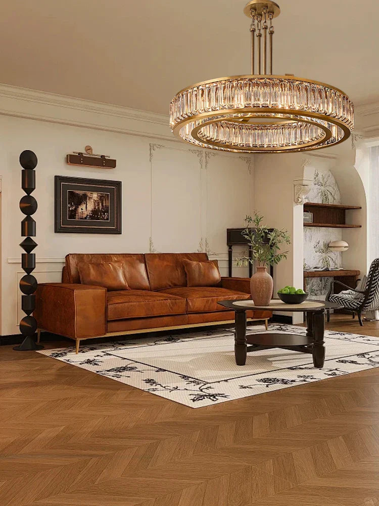 Gold Crystal LED Light Chandelier