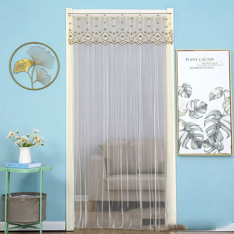 Lace Summer Insect Curtain