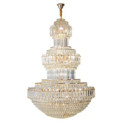 DecorBites™ Crystal Duplex Decorative Luxury Lighting for Hotel Lobbies and Living Rooms