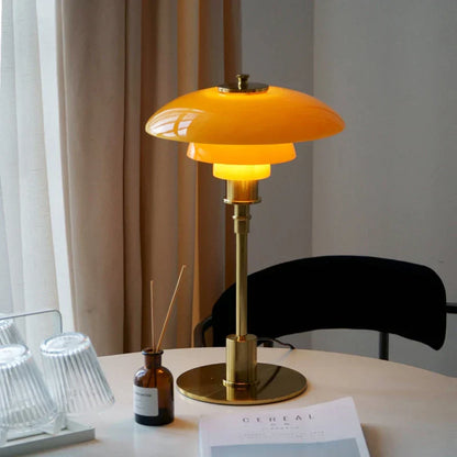 DecorBites™ Glass Desk Lamp: Modern Nordic Table Lamp for Home, Office, or Hotel