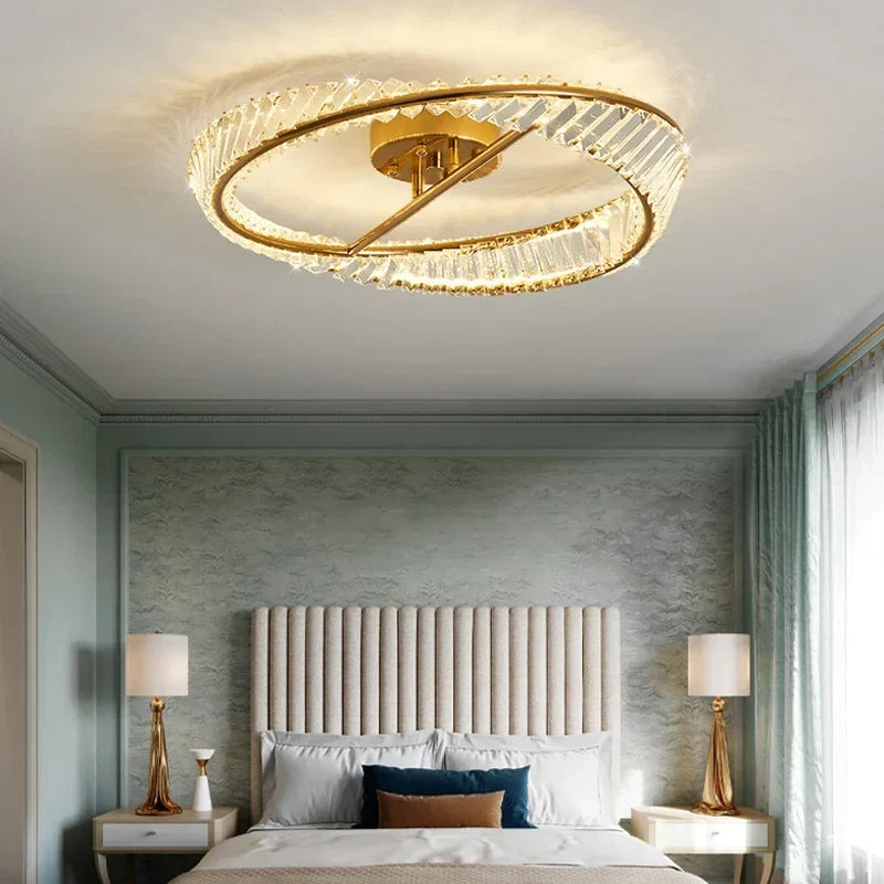 DecorBites™ Crystal LED Ceiling Lights: Modern Luxury Kitchen Dining Room Lighting