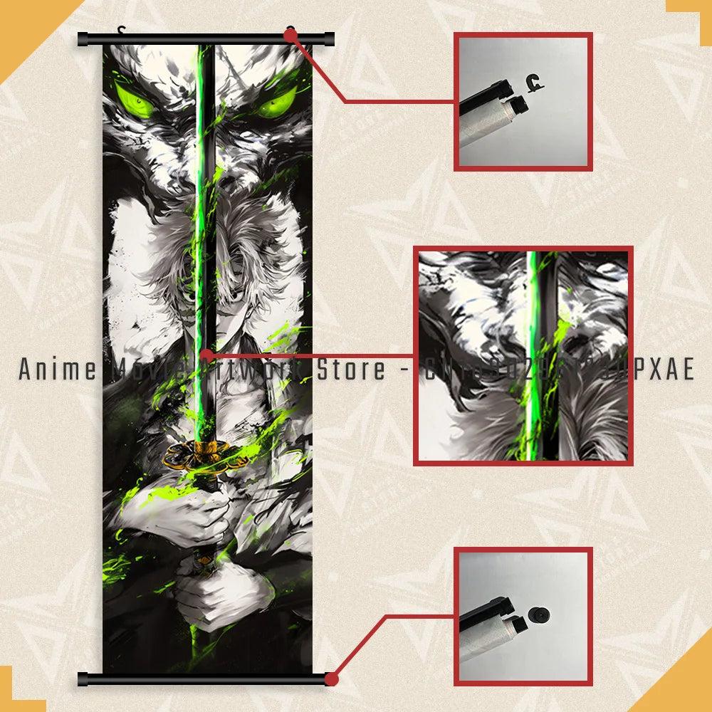 Anime Poster Canvas Wall Art Decor