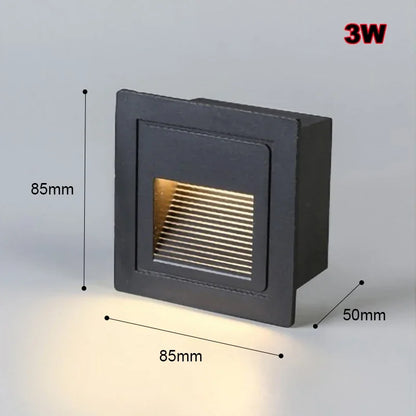 DecorBites™ LED Embedded Wall Light for Outdoor Step&Stair, IP65 Waterproof Recessed Wall Lamp