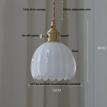 DecorBites™ Glass Knob LED Pendant Lamp for Living Room, Restaurant, Coffee - Nordic Modern Design