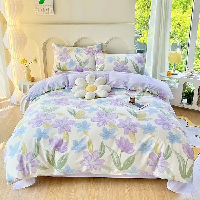 DecorBites™ Cotton Printed Bedding Set for Sweet Cozy Sleep