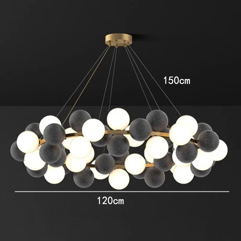 Chrome Linear LED Chandelier