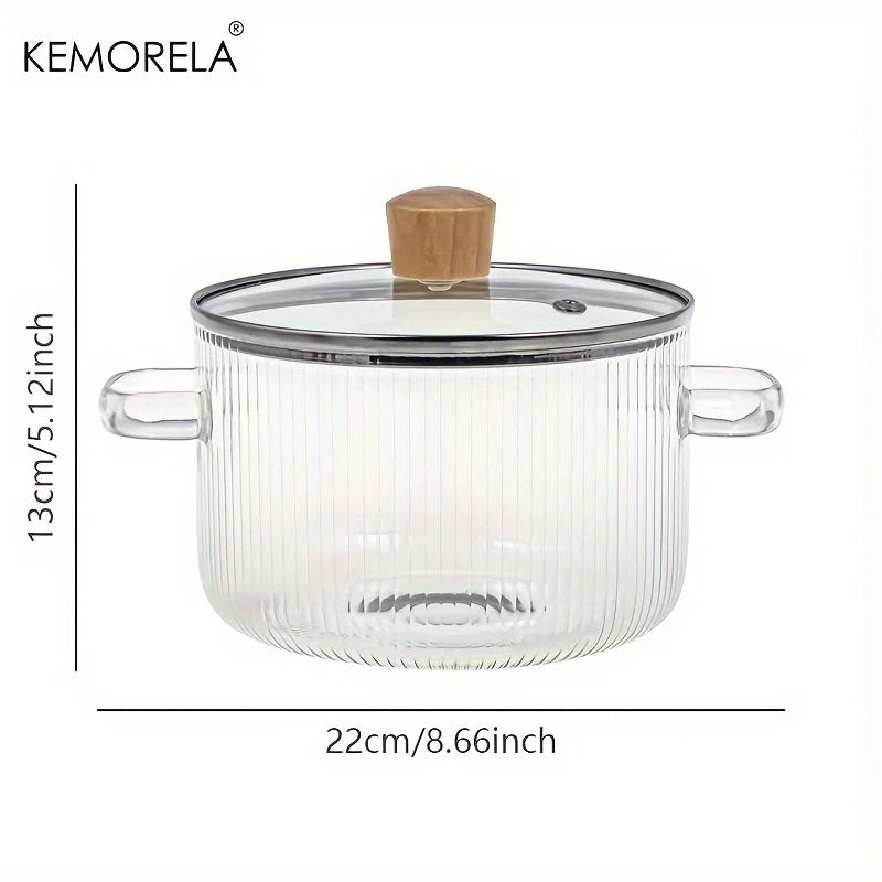 Glass Nordic Cooking Pot