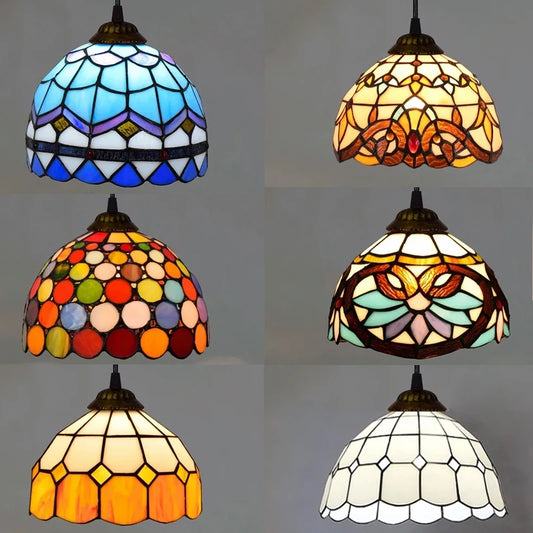 DecorBites™ Stained Glass Pendant Lamp Ceiling Fixture