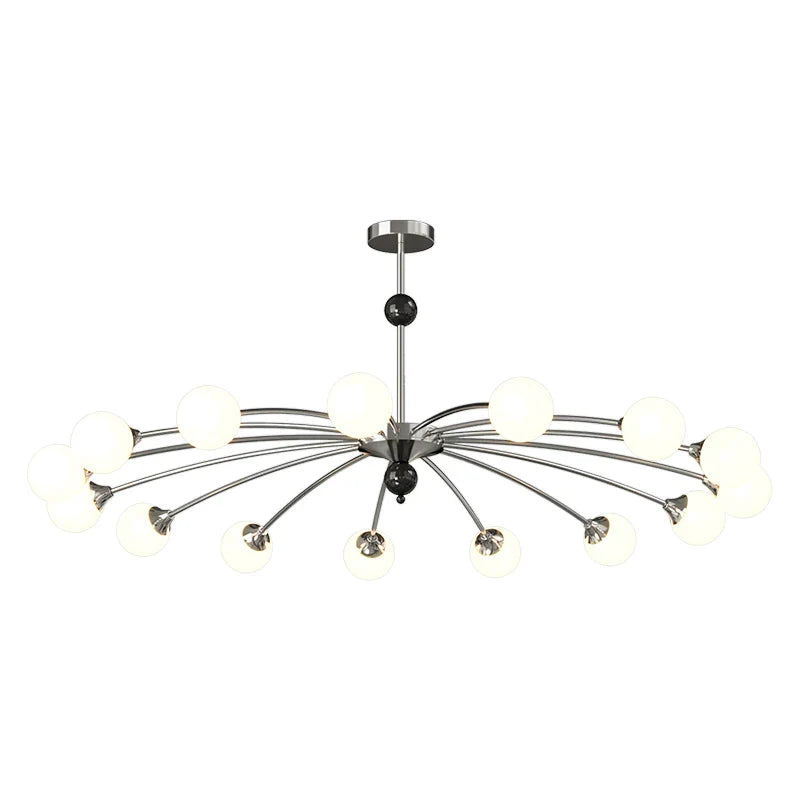 DecorBites™ Cream Wind Chandelier: Luxury Postmodern Hall Lamp for Living Room, Bedroom, and Restaurant