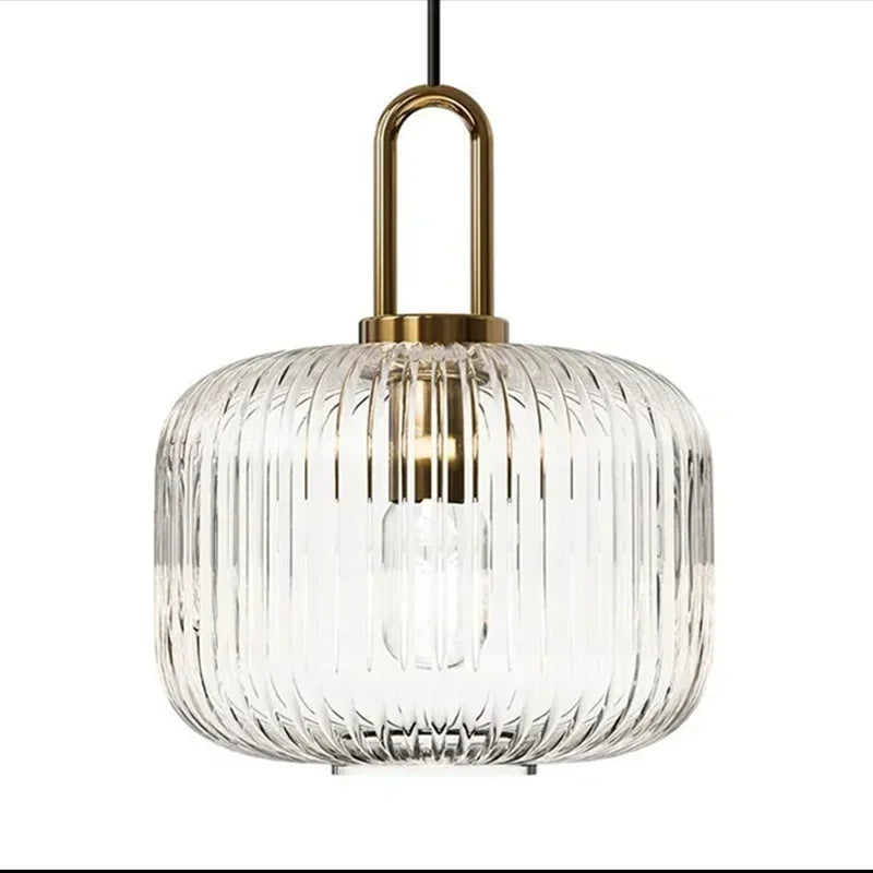 Nordic Japanese Glass Pendant Light