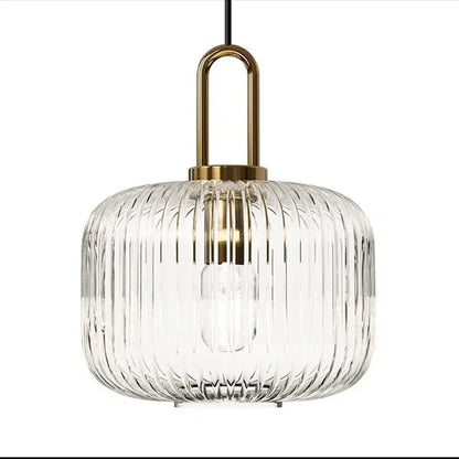 Nordic Japanese Glass Pendant Light