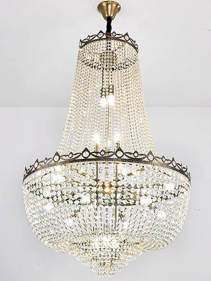 DecorBites™ Crystal LED Chandelier for Living & Dining Room Luxury