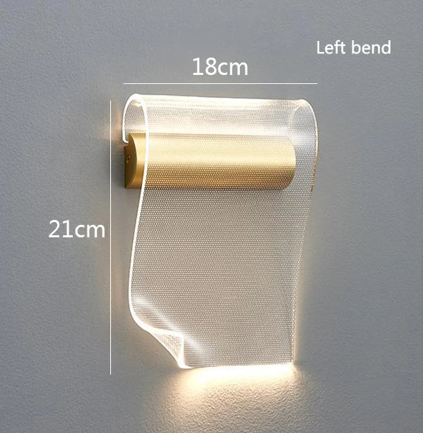 Acrylic Book Wall Lamp