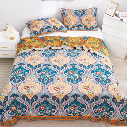 DecorBites™ Cotton Sofa Chair Cover Throw Blanket - Boho Nordic Style Bedspread