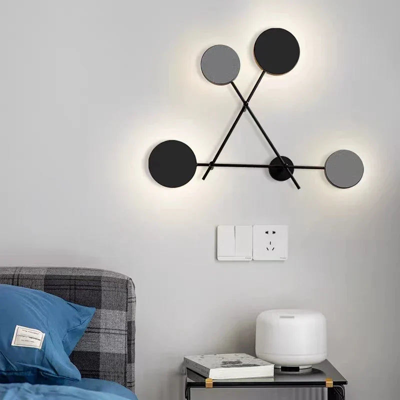 DecorBites™ LED Wall Lamp: Modern Nordic Interior Lighting for Living Room Bedroom Corridor
