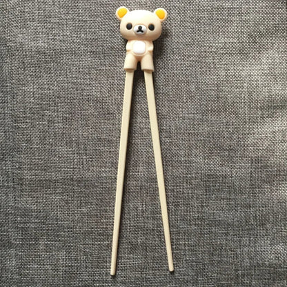 DecorBites™ Kids' Bear Panda Cat Learning Chopsticks Set: Fun Training Gift for Children