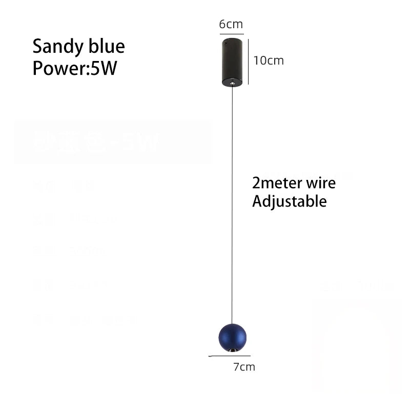 Minimalist LED Pendant Lamp