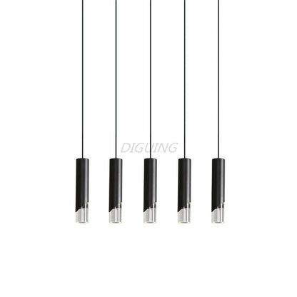 Dimmable Gold and Black Aluminum LED Pendant Light