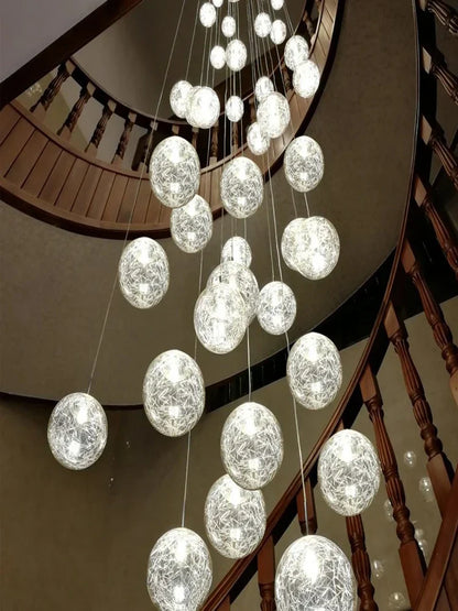 DecorBites™ Crystal Ceiling Chandelier for Modern Loft Living Room, Home, Hotel, Kitchen, Bedroom Lighting