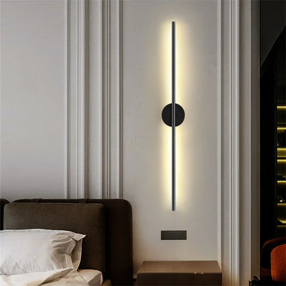 DecorBites™ Linear Tube LED Wall Lamp, Modern Minimalist Up Down Sconce for Bathroom, Bedside & Mirror