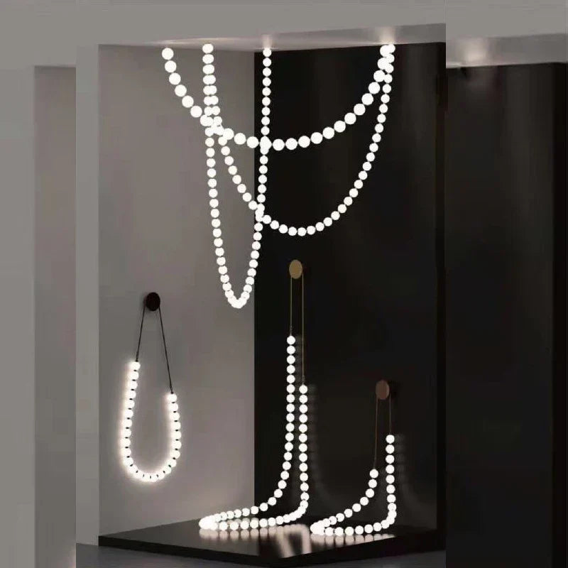 Bronze Necklace Wall Lamp