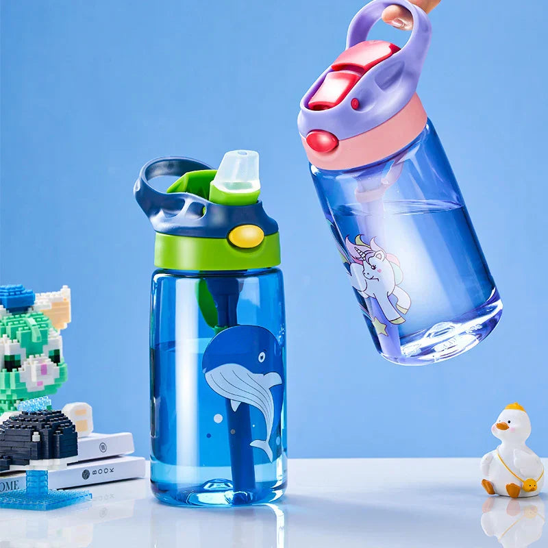 Kids Straw Water Bottle