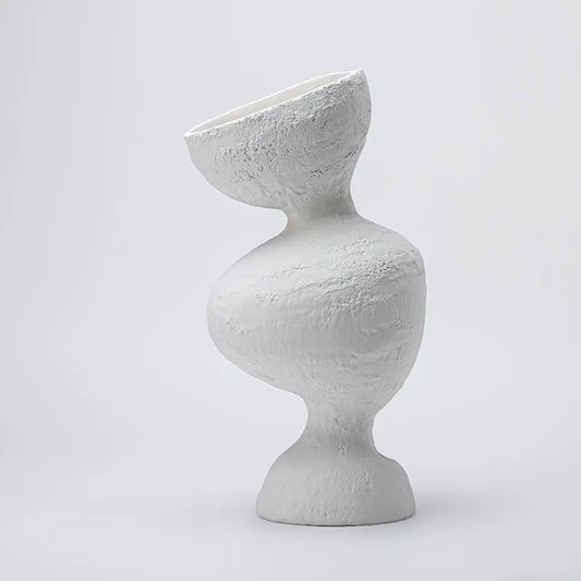 DecorBites™ Geometric Abstract Ceramic Vase Skew Furnishing Articles Room Decoration Accessories