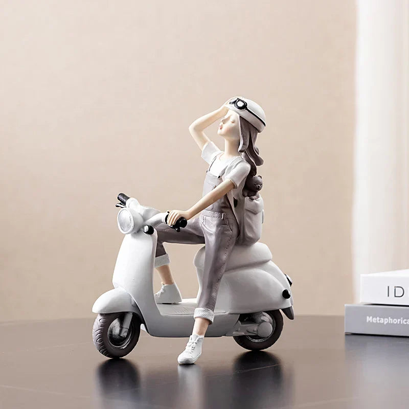 Resin Girl Figurine Sculpture