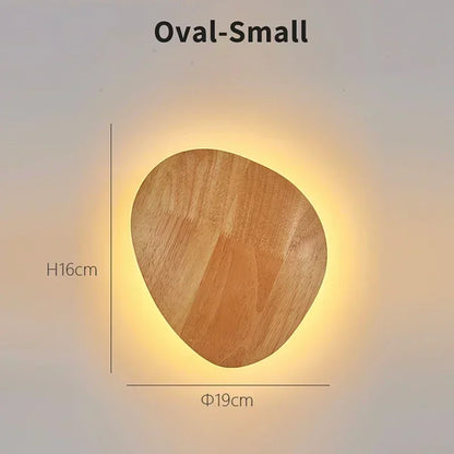 DecorBites™ LED Wooden Wall Lights Modern Minimalist Living Room Bedroom Decor
