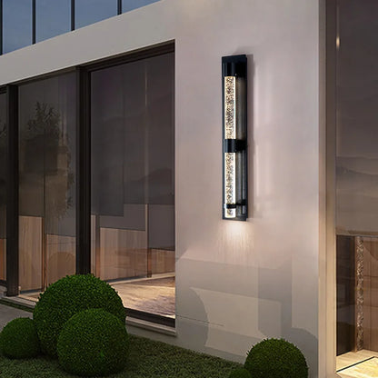 DecorBites™ Crystal Bubble LED Wall Lamp: Stylish Exterior Lighting for Garden, Porch & Entryway