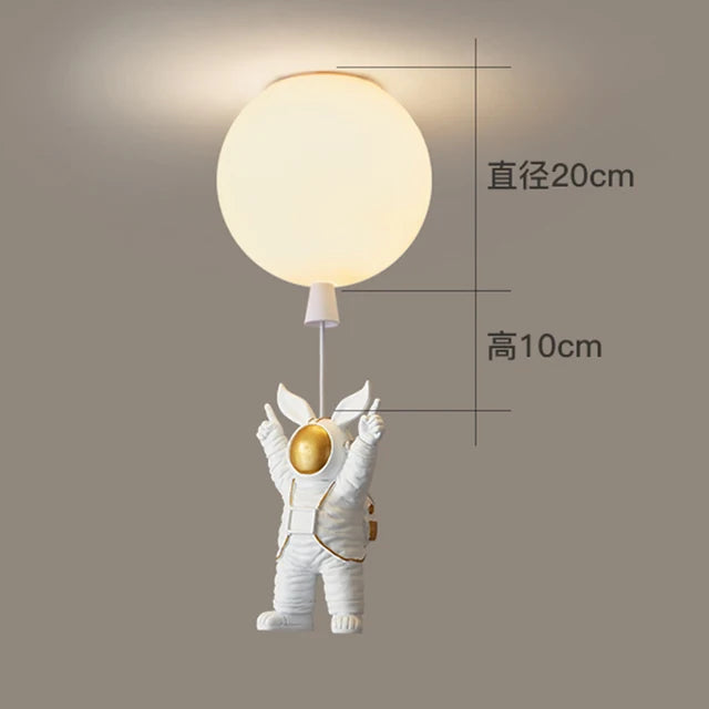 Glass Astronaut Pendant Light