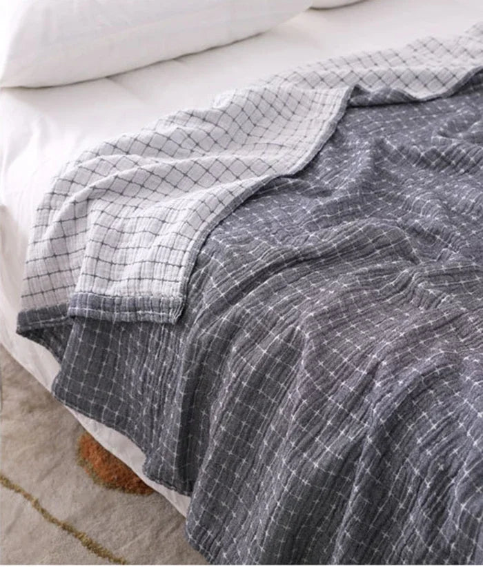 DecorBites™ Cotton Gauze Sofa Cover - Multifunctional Throw Blanket