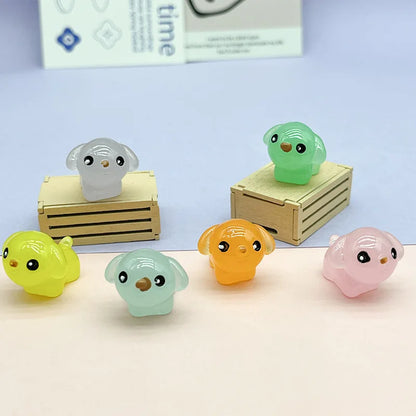DecorBites™ Kawaii Miniature Animal Figurines for Home Decor and Bookshelf Accessories