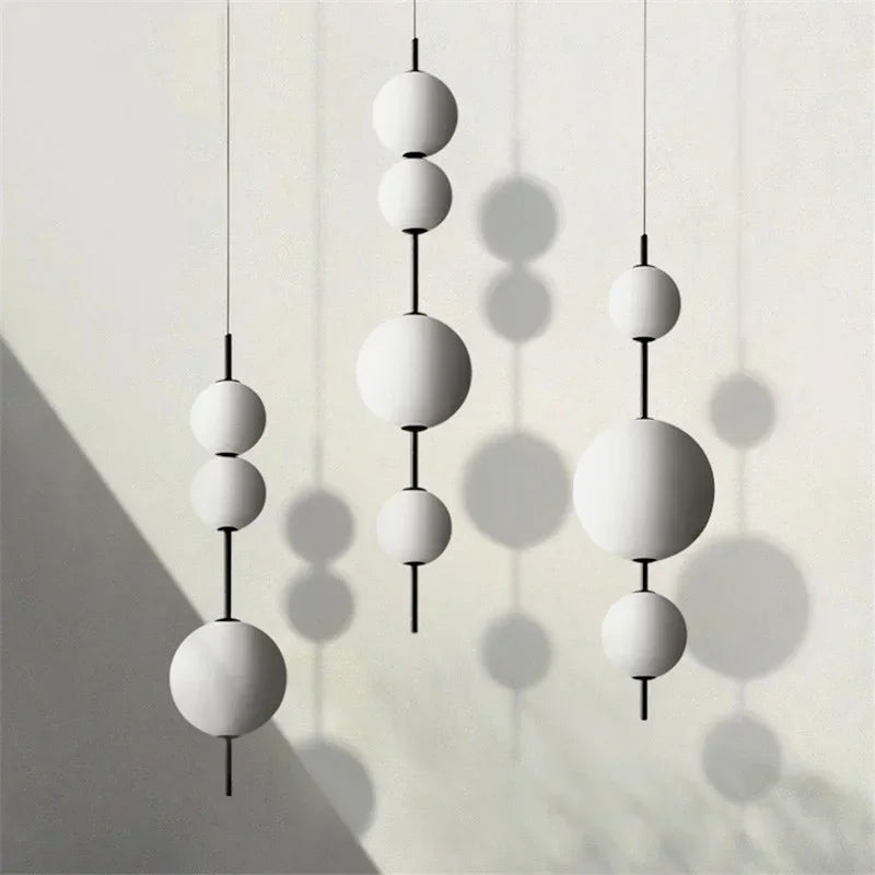 DecorBites™ Glass Ball LED Pendant Light for Modern Restaurant, Cafe, Bedroom & Kitchen