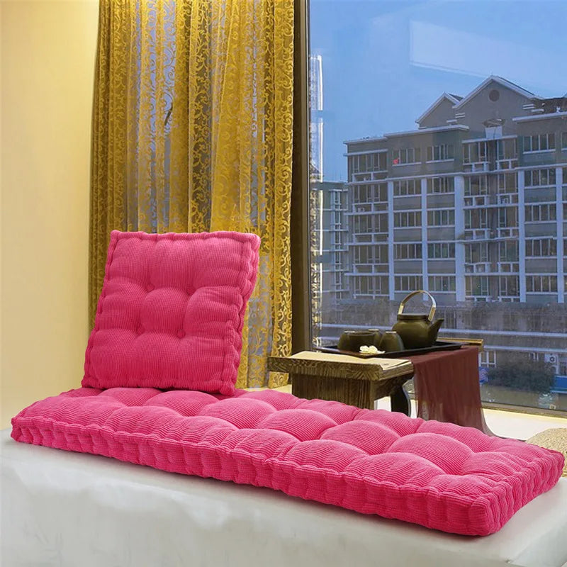 DecorBites™ Indoor Bench Seat Cushion for Backrest Chair Sofa - Thick and Long Pad