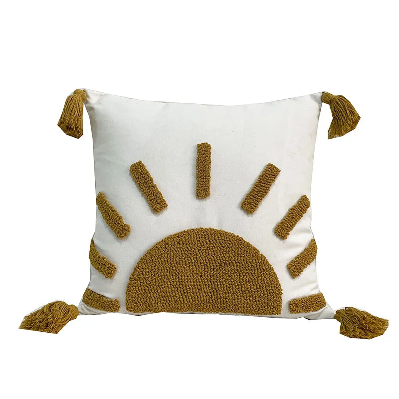 DecorBites™ Embroidered Decorative Pillowcases 45x45 - Sofa Cushions Covers & Home Decor