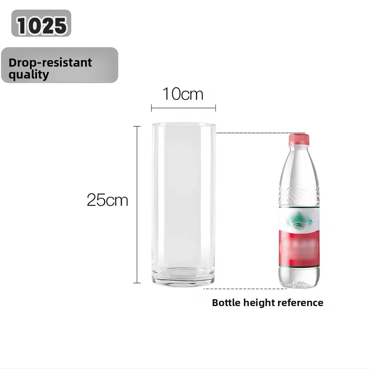 Acrylic Flower Vase Transparent Decorative