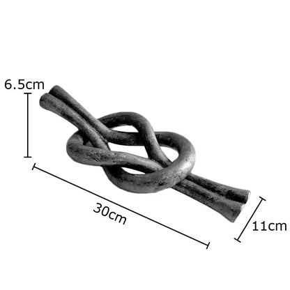 DecorBites™ Geometric Knot Resin Sculpture Desk Decoration Room Aesthetics Artwork