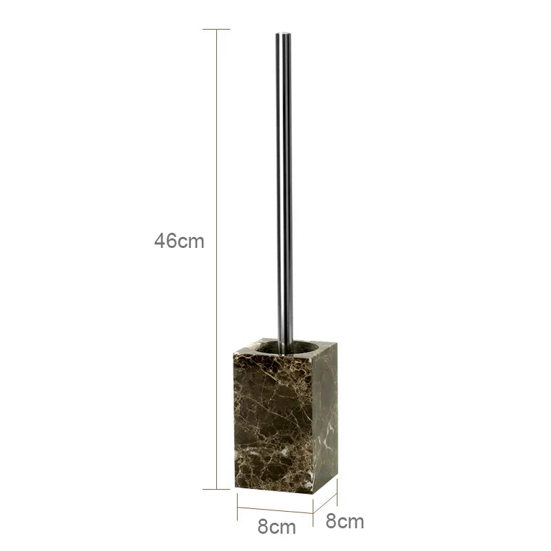 DecorBites™ Emperador Dark Marble Bathroom Set with Luxury Accessories