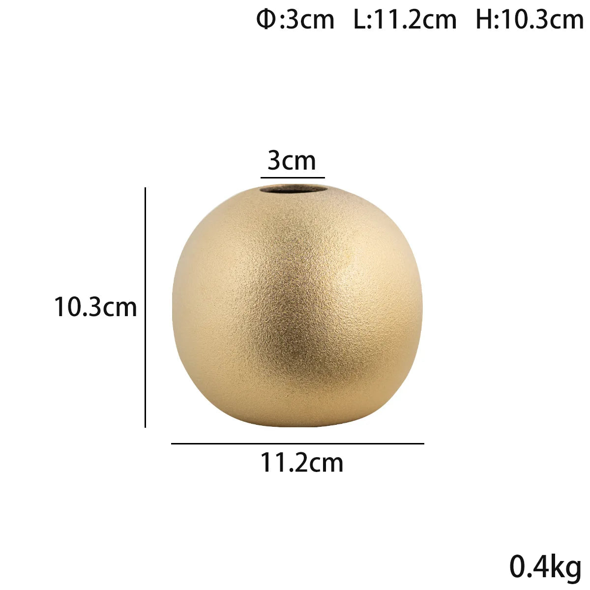 DecorBites™ Geometric Gold & Silver Vase for Chic Flower Arrangements & Home Decor