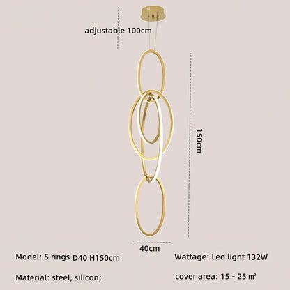 DecorBites™ Gold LED Wall Sconce Dimmable Lighting Fixture Polished Steel Modern Luminarias