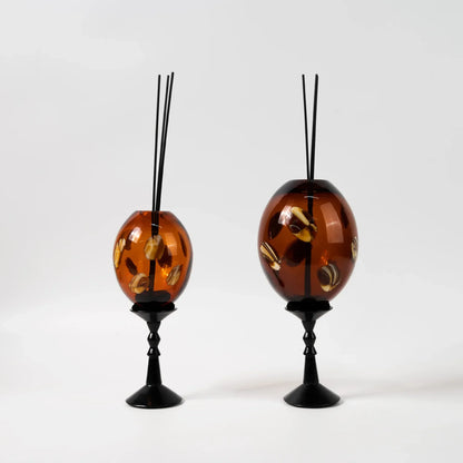 DecorBites™ Geometric Circle Glass Vase Candlestick Home Decor