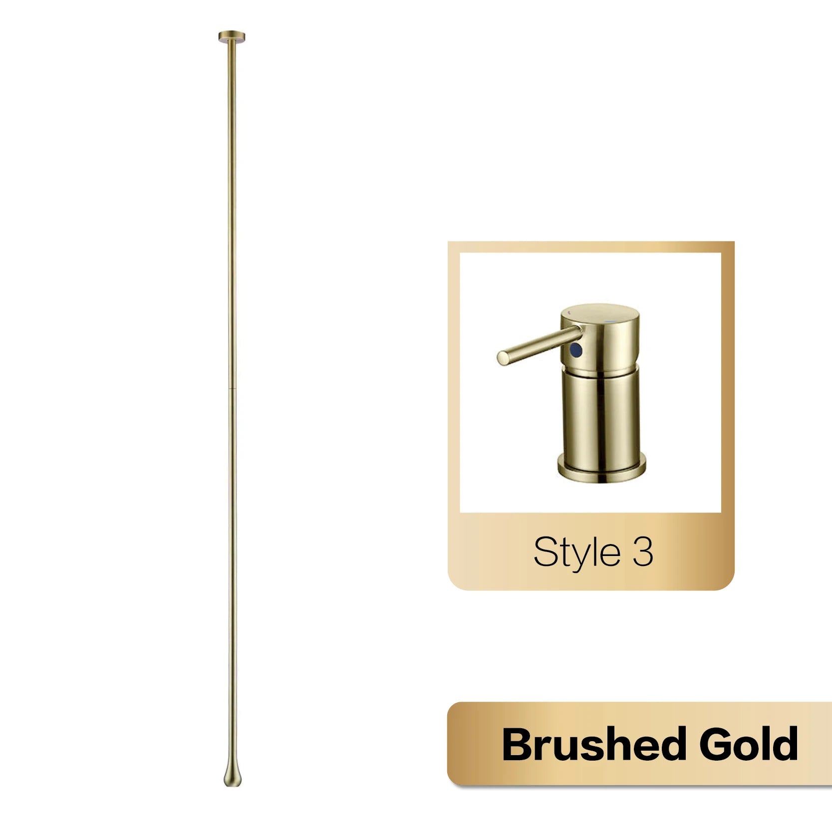 Gold Ceiling Faucet