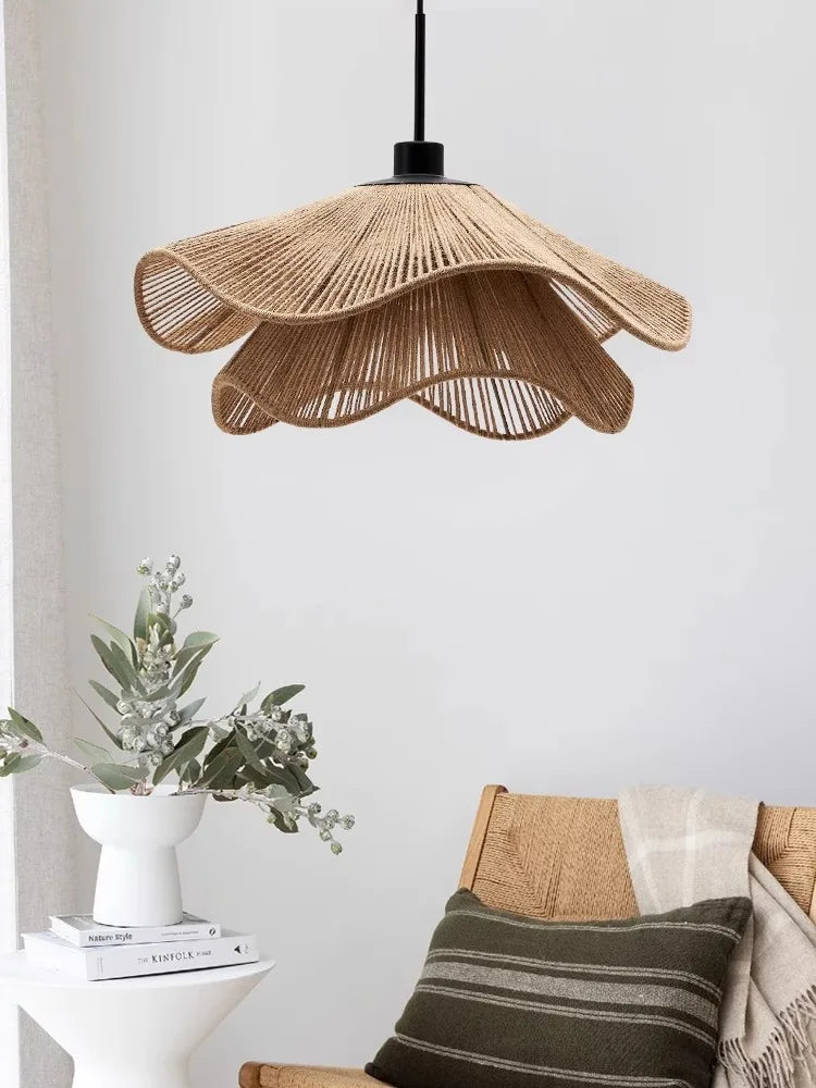 Hemp Wabi Sabi LED Pendant